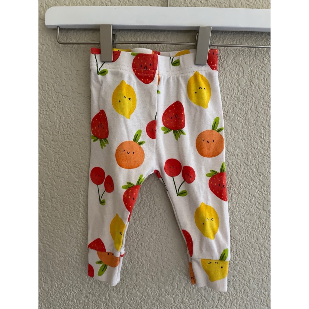 Old Navy Fruit Baby Leggings Size 6-12 Months